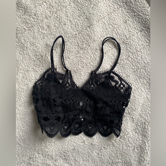 Anothropologie Viviette Lace Bralette Top - Picture 9 of 10